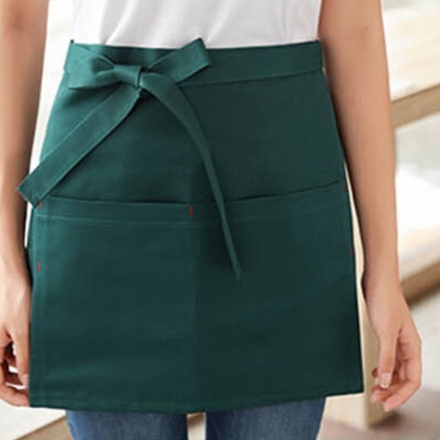 짧은앞치마 숏앞치마 바리스타앞치마 보육교사 유치원 어린이집 애견미용 남자 여름 목공