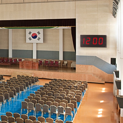 초대형 벽시계 고급 led 학교 복도 식당 벽걸이 시계 - 상세 이미지 5