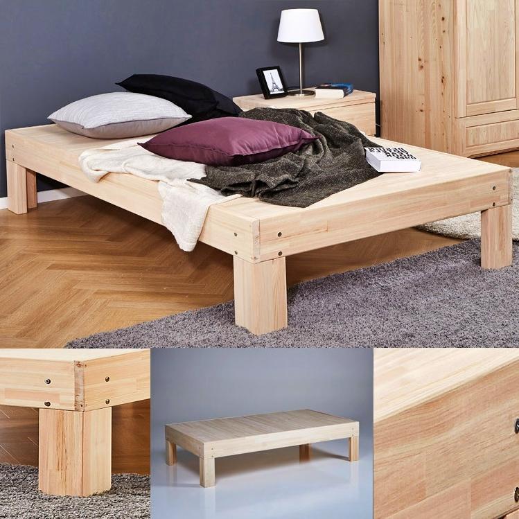 헤드없는침대 SS 슈퍼싱글 무헤드 낮은침대프레임 편백나무 매트리스깔판받침대 헤드리스 저상