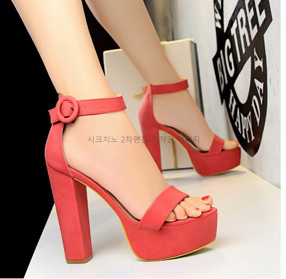 220-265 헤리미 13cm 오픈토 스트랩 가보시 킬힐 샌들 6color 상세 이미지 6