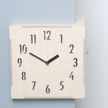 양면 벽걸이 코너 시계 건전지 벽시계 공간활용 흡착 부착식 접착식 사각 고급 무선 무소음