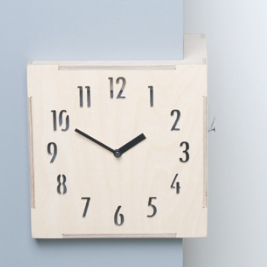 양면 벽걸이 코너 시계 건전지 벽시계 공간활용 흡착 부착식 접착식 사각 고급 무선 무소음