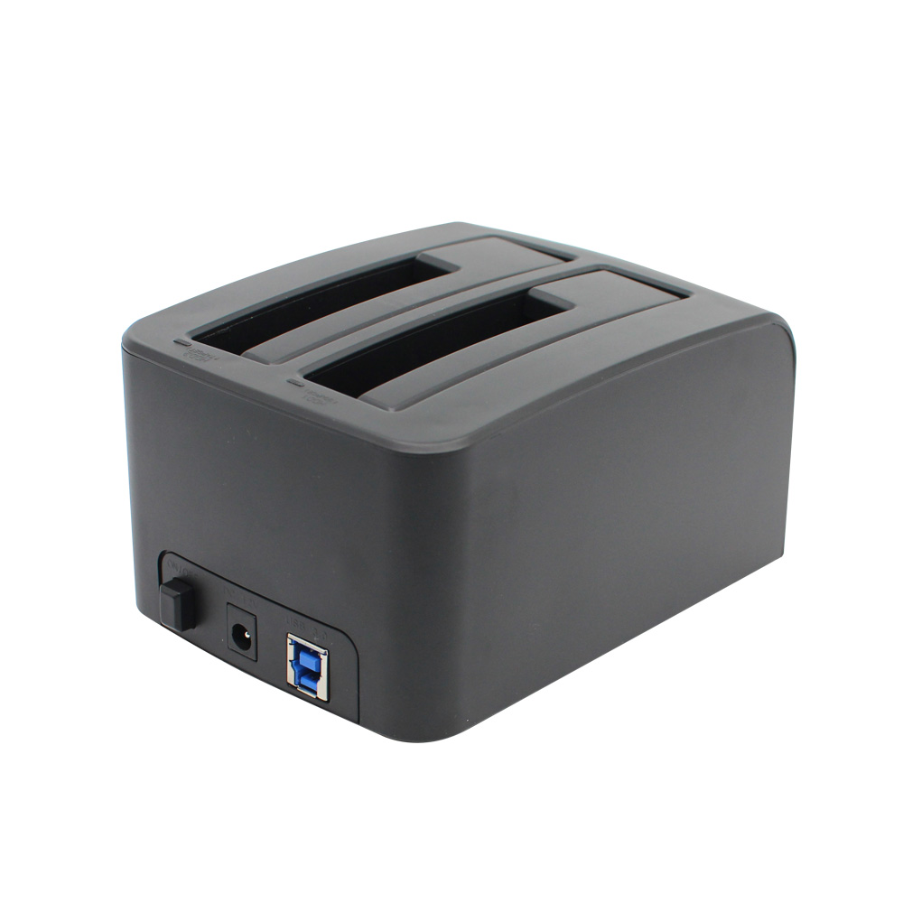 2베이 HDD 도킹스테이션 하드 도킹스테이션 독 카피 복사기 USB 3.0 HDD 복제 이미지 2