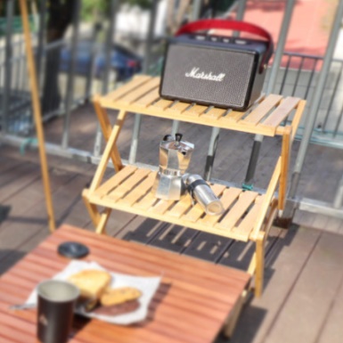 캠핑보조테이블 캠핑정리대 캠핑용 3단 폴더블쉘프