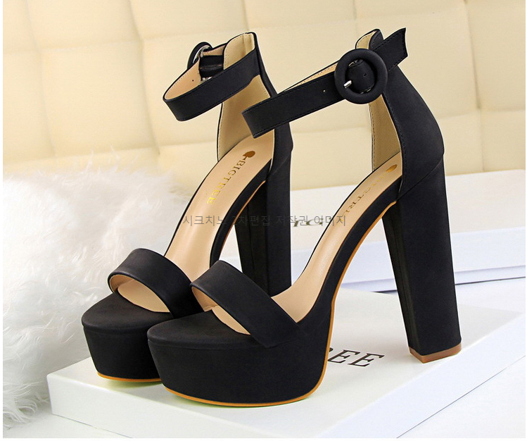 220-265 헤리미 13cm 오픈토 스트랩 가보시 킬힐 샌들 6color 상세 이미지 11