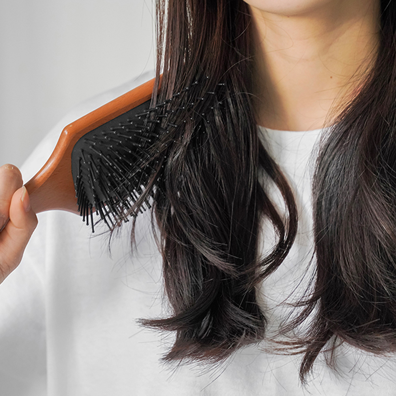 아로마티카 우든 스칼프 브러쉬 스몰 S사이즈 40x120mm 나무빗 미니빗 여행용