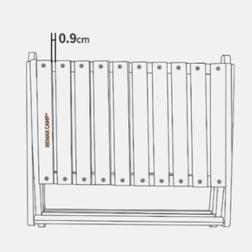 캠핑보조테이블 캠핑정리대 캠핑용 3단 폴더블쉘프