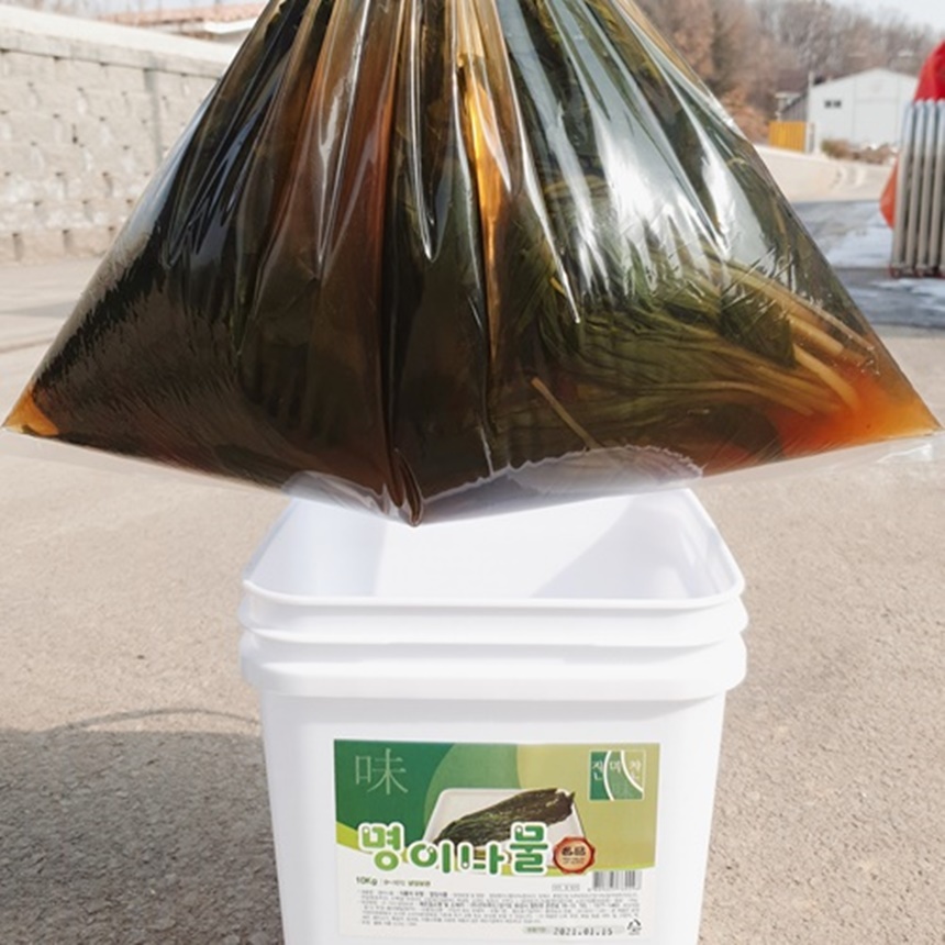 먹판사 명의 명이나물10kg 명이장아찌 산마늘 명이나물장아찌 업소용 국내제조 - 상세 이미지 5