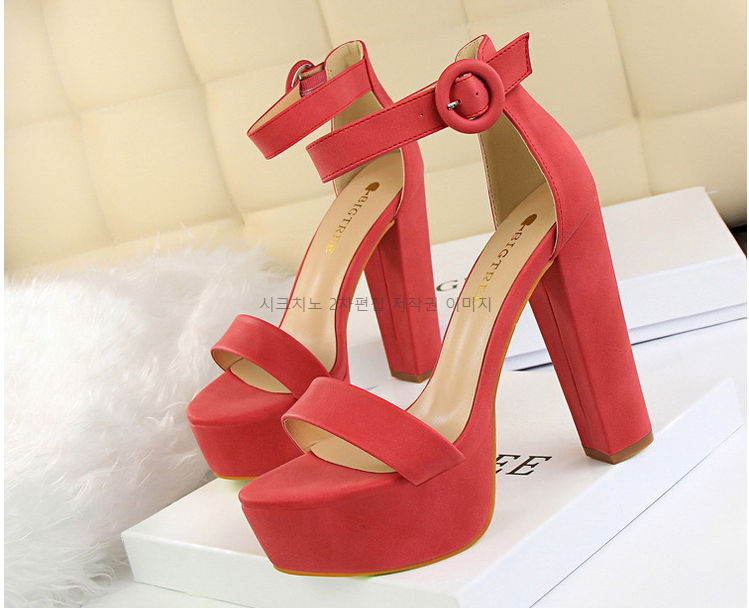 220-265 헤리미 13cm 오픈토 스트랩 가보시 킬힐 샌들 6color 상세 이미지 3