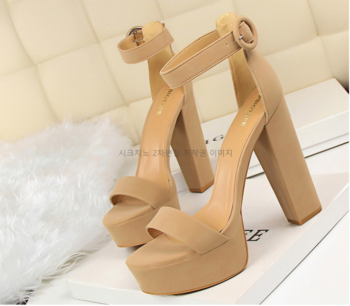 220-265 헤리미 13cm 오픈토 스트랩 가보시 킬힐 샌들 6color 상세 이미지 20