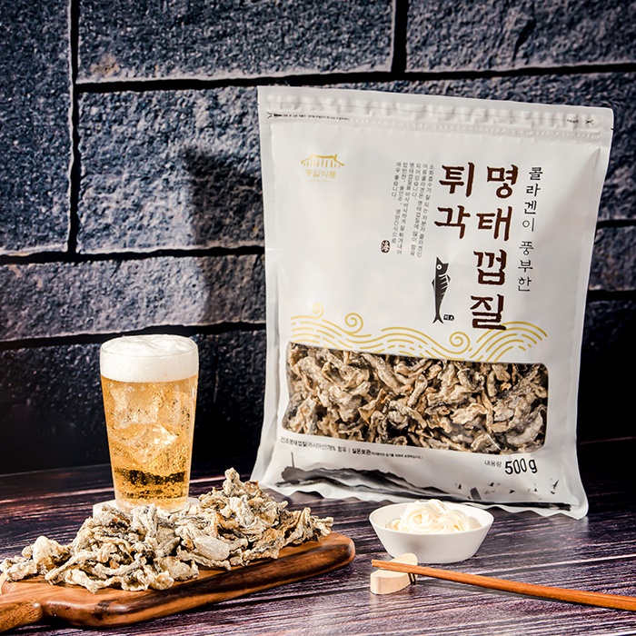 명태껍질튀각 500g 황태껍질부각 콜라겐 이미지 1