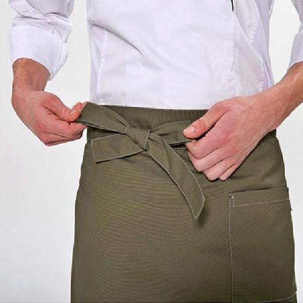 미니앞치마 홀서빙 앞치마 무지 가벼운 짧은앞치마 여름용 카페 바리스타 커피 애견 미용