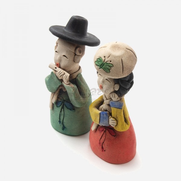 황토인형-작은 선비와 어우동 전통기념선물,한국기념품, 외국인선물 - 상세 이미지 3