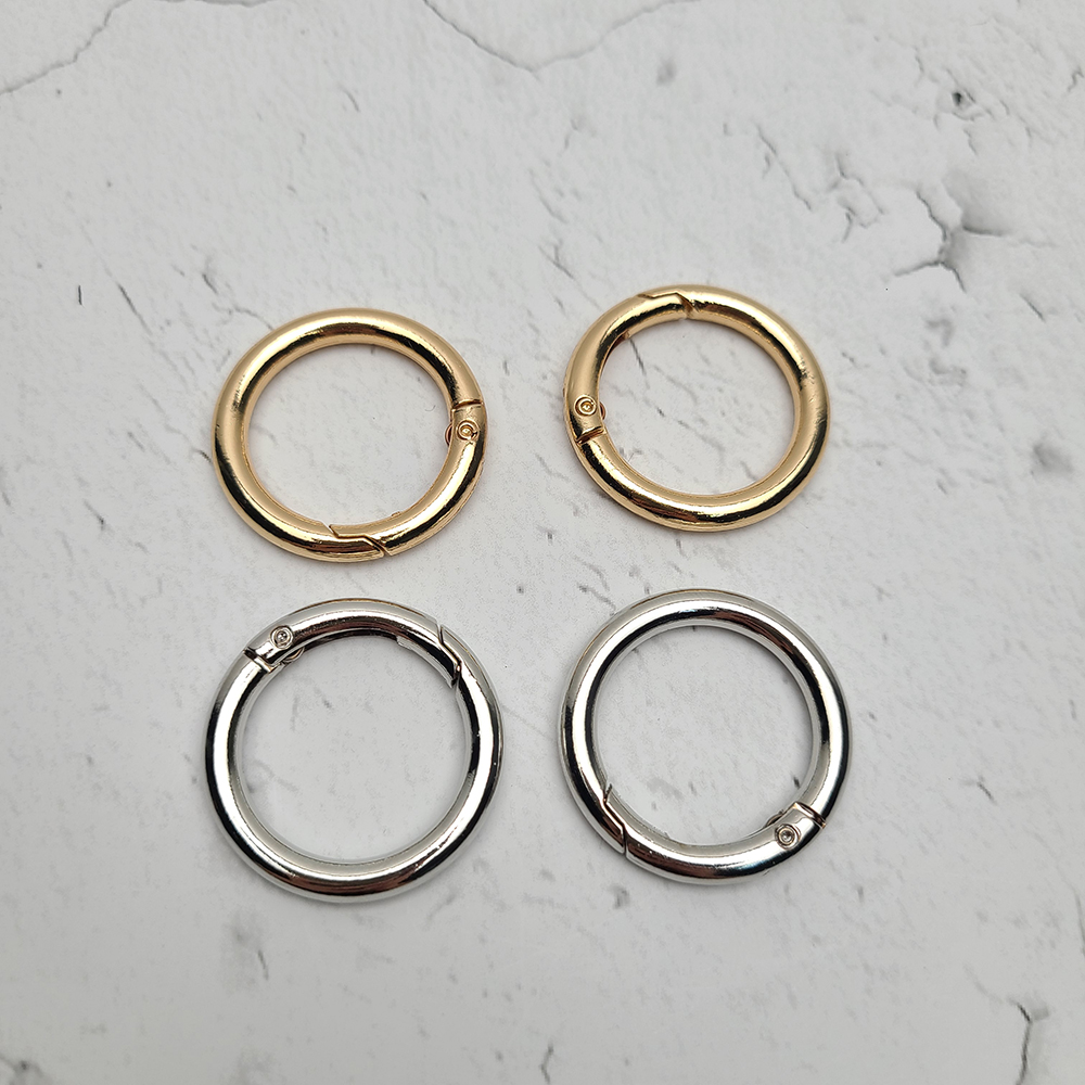 명품호환 리폼용 고리 부자재 O링 내경 20mm/25mm 열쇠고리 키링 가방 후크 - 상품 이미지