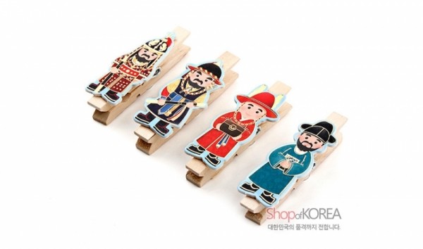 한국기념품 민속 한국 외국인 기념품 메모자석집게 홈스테이선물 외국인선물 - 상세 이미지 2
