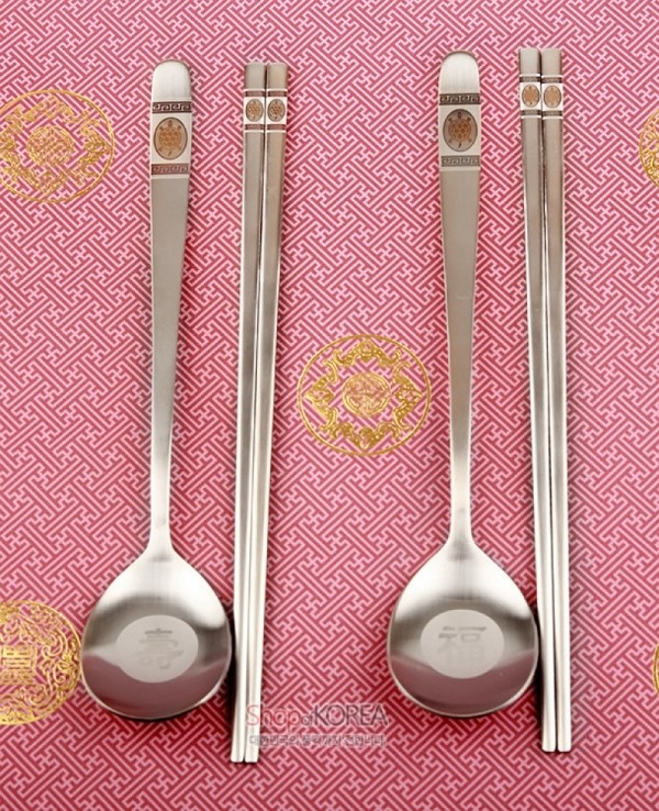 한국 기념품 수저 젓가락 2인세트 거북이 외국인 친구 선물 집들이선물 - 상세 이미지 3