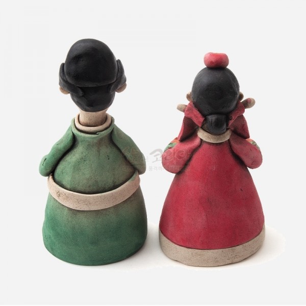 황토인형-신랑신부 전통기념선물,한국기념품, 외국인선물 - 상세 이미지 5