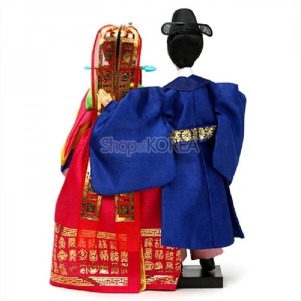 한복인형-신랑신부 외국인 선물과 결혼 축하용 기념품 - 상세 이미지 4