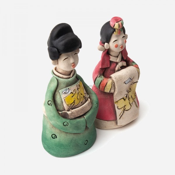 황토인형-신랑신부 전통기념선물,한국기념품, 외국인선물 - 상세 이미지 3