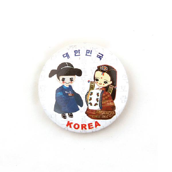 한국전통문양 원형메모홀더 4종 냉장고자석 - 상세 이미지 2