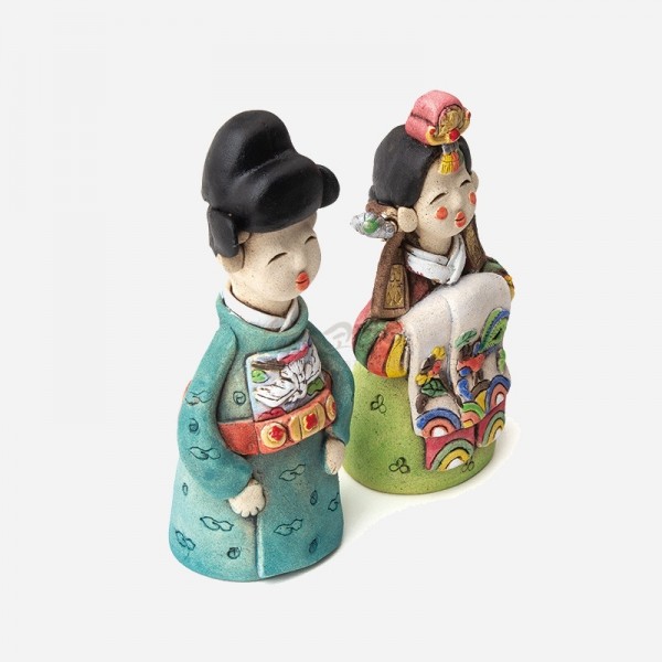 특별한 황토인형-신랑신부 전통기념선물,한국기념품, 외국인선물 - 상세 이미지 3