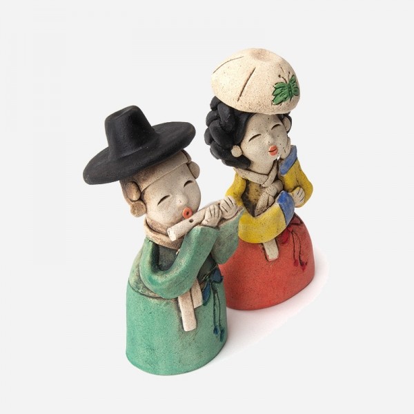 황토인형-작은 선비와 어우동 전통기념선물,한국기념품, 외국인선물 - 상세 이미지 2