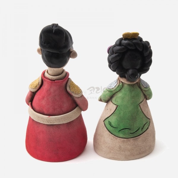 황토인형-왕과왕비 전통기념선물,한국기념품, 외국인선물 - 상세 이미지 5