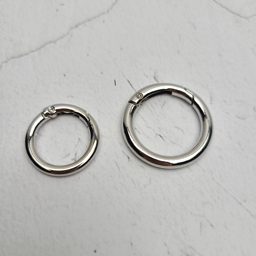 명품호환 리폼용 고리 부자재 O링 내경 20mm/25mm 열쇠고리 키링 가방 후크 - 상세 이미지 3
