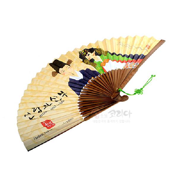 한국의 아침 부채 시리즈-신랑과 신부 - 상세 이미지 3