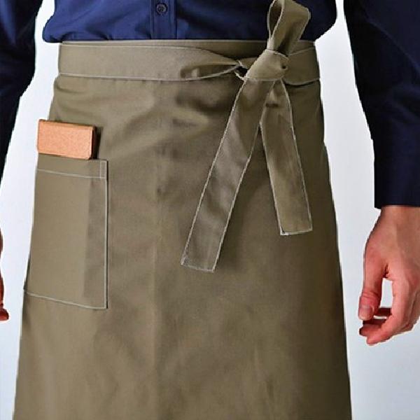 짧은앞치마 미니앞치마 홀서빙 앞치마 무지 가벼운 여름용 카페 바리스타 커피 애견 미용