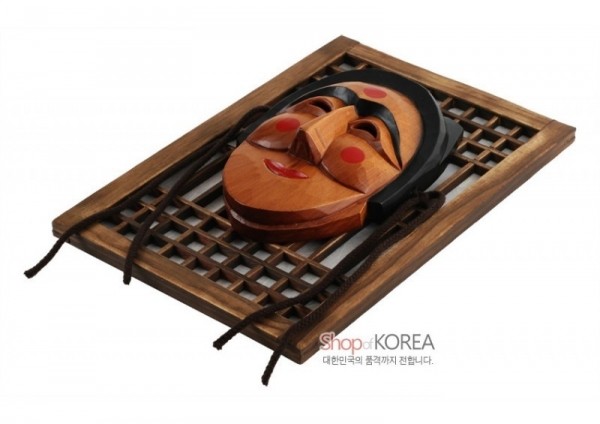 하회탈 문창살 액자 세트 - 상세 이미지 5