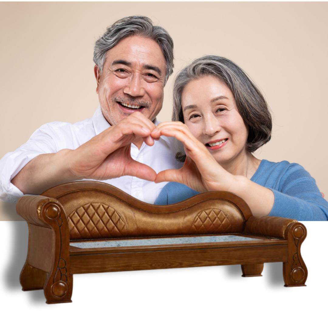 청 맥반석 돌카우치쇼파 돌침대 소파 원목 카우치돌침대 명품 온돌 전자파 차단 온도조절기