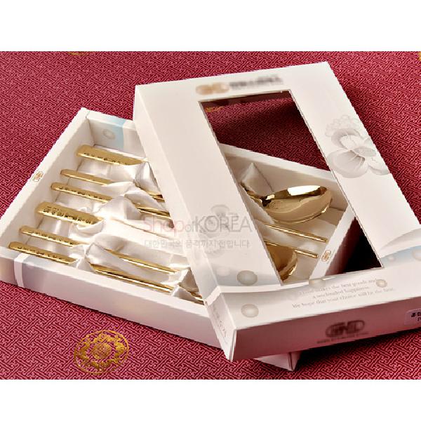 외국인 선물 티타늄수저-2p세트 훈민정음 수저세트 한국 기념품