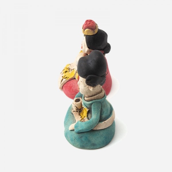 황토인형-작은 신랑신부 전통기념선물,한국기념품, 외국인선물 - 상세 이미지 2