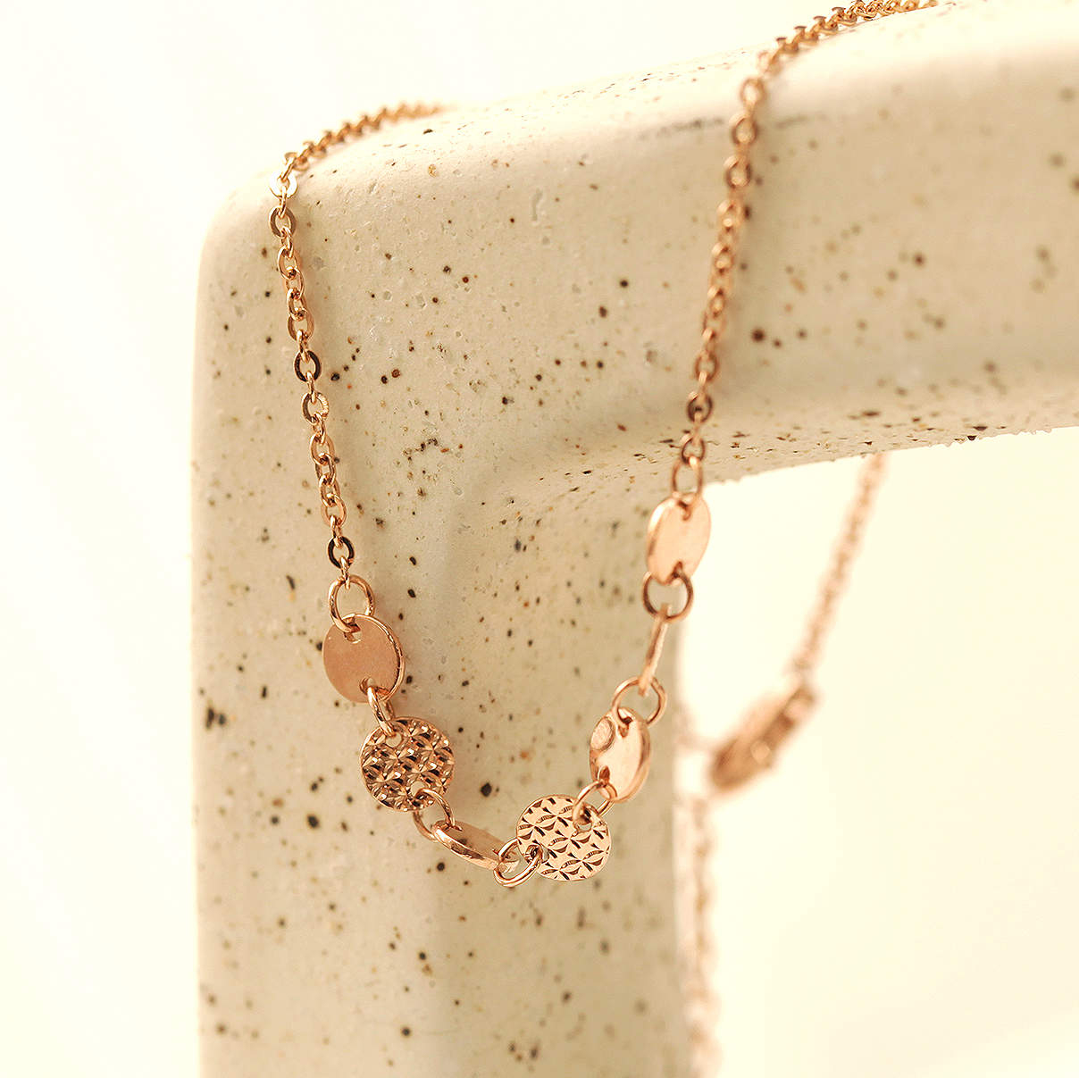 14K 18K 미니 컷팅 코인 발찌 - SSG.COM