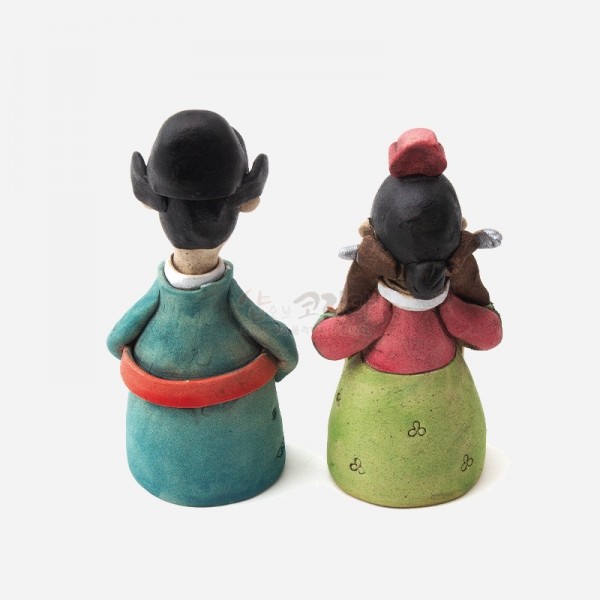 특별한 황토인형-신랑신부 전통기념선물,한국기념품, 외국인선물 - 상세 이미지 4