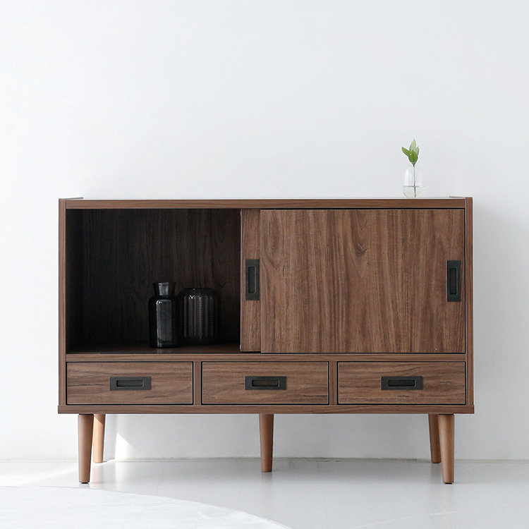 OSLON 콘솔수납장 BAM69100 995x400x690mm, 2단, 미들브라운 7404.2575 - 상세 이미지 3