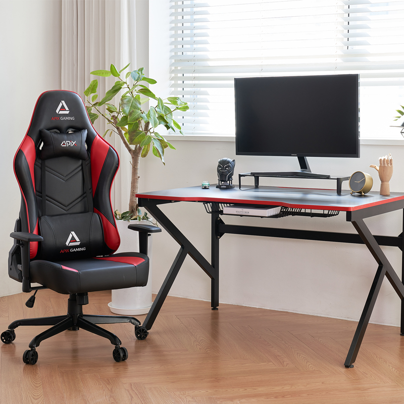 에이픽스 GD001 1200 책상 + GC001 게이밍의자 세트