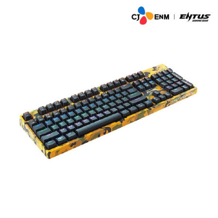 CJ ENM ENTUS K570G GENESIS CAMO 무접점 클릭,청축