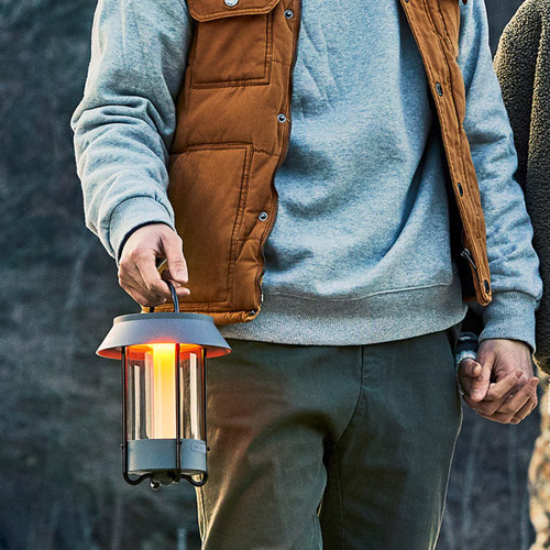 크레모아 셀레네 감성 LED 랜턴 차박 캠핑 충전식 무드램프 모던 인테리어 불멍 조명