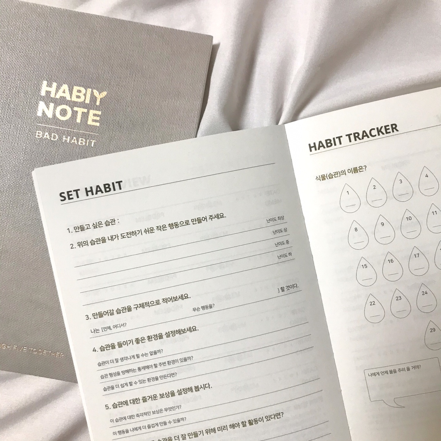 [특허] 하이파이브 습관노트 데일리플래너 플래너다이어리 체크리스트 굿해빗 배드해빗 - 상세 이미지 3