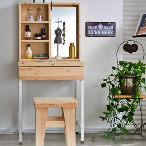 주니어화장대 600 1인용 작은 화장대 원룸화장대 경대 서랍형 중학생 초등학생 여자아이