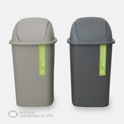M 정사각 사무실 휴지통 쓰레기통 (색상랜덤) - 상세 이미지 3