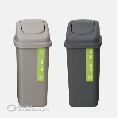 직사각 쓰레기통 휴지통 문일 (색상랜덤) - 상세 이미지 2