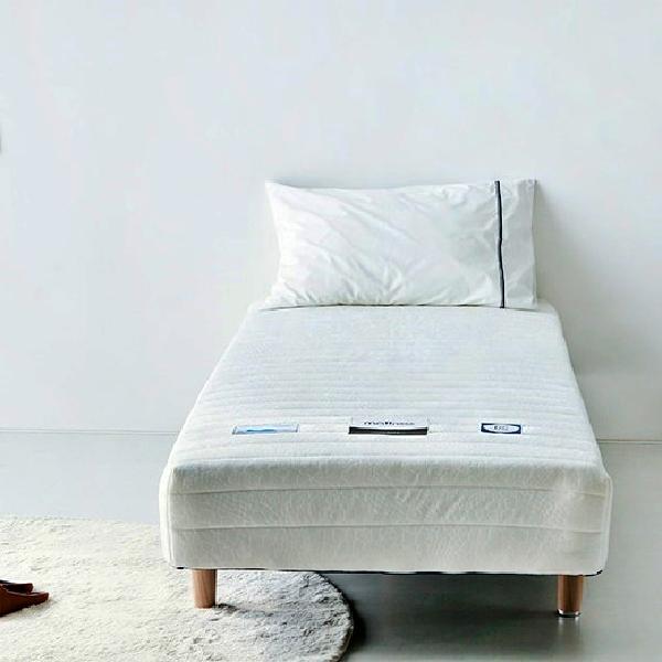 화이트 매트리스 일체형 원룸 침대 S 미니 싱글침대 푹신한 자취방침대 여아 초등학생 발통