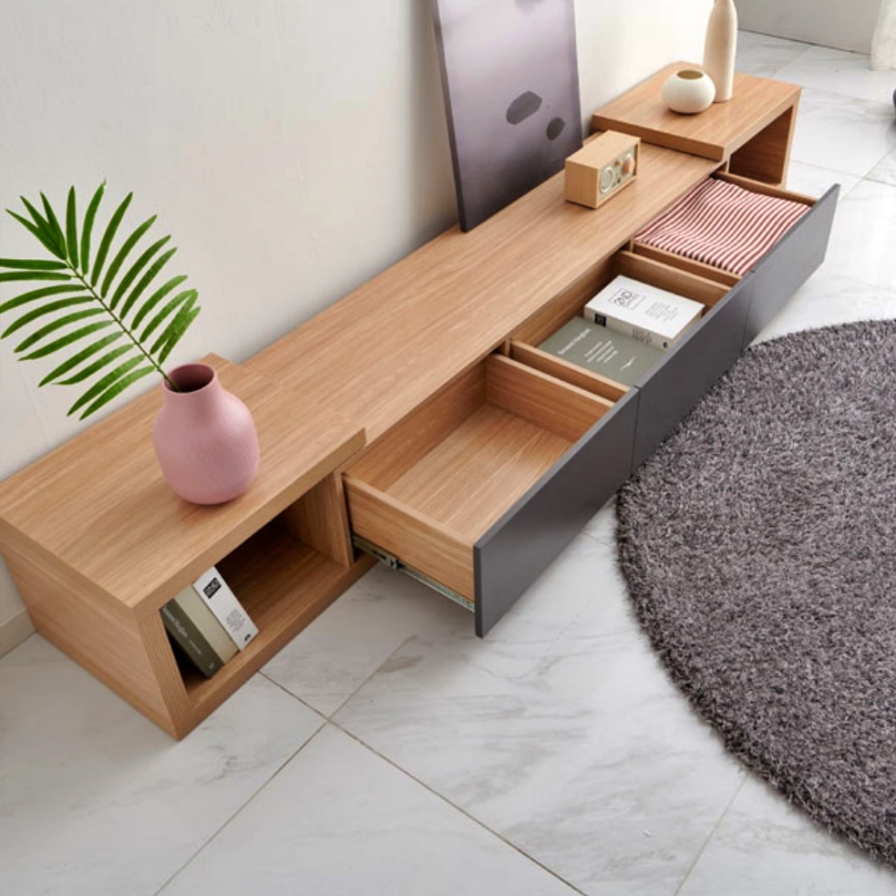 맞춤형 와이드 거실장 낮은 티비장 거실 티비 서랍장