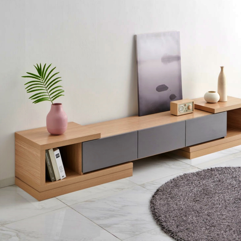 맞춤형 와이드 거실장 낮은 티비장 거실 티비 서랍장
