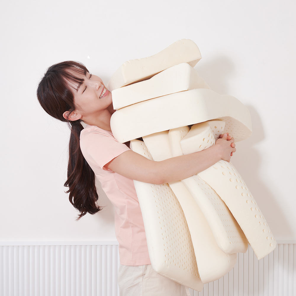 슬립스파 천연라텍스베개 컨투어L 경추베개 높은베개