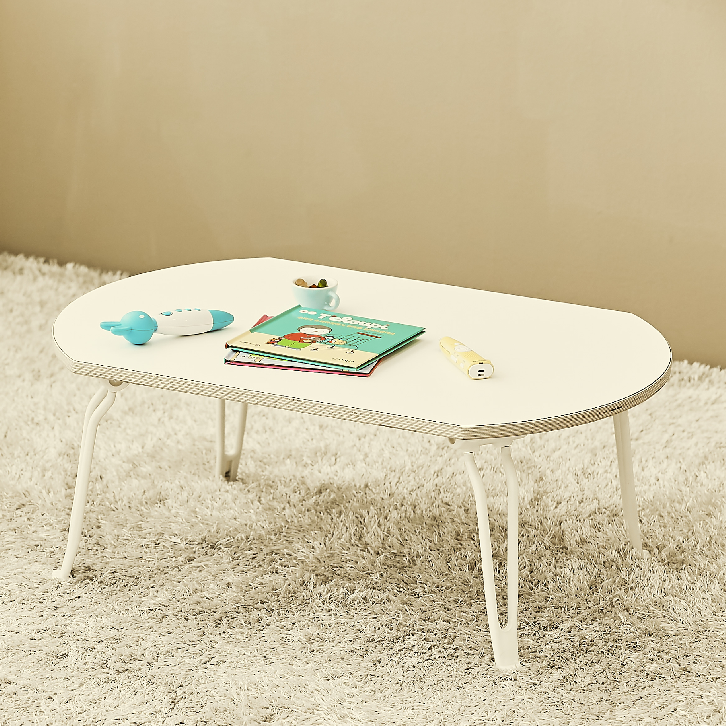 라떼파파 폴딩 테이블 접이식 간식 테이블 두돌 선물 폴딩 책상