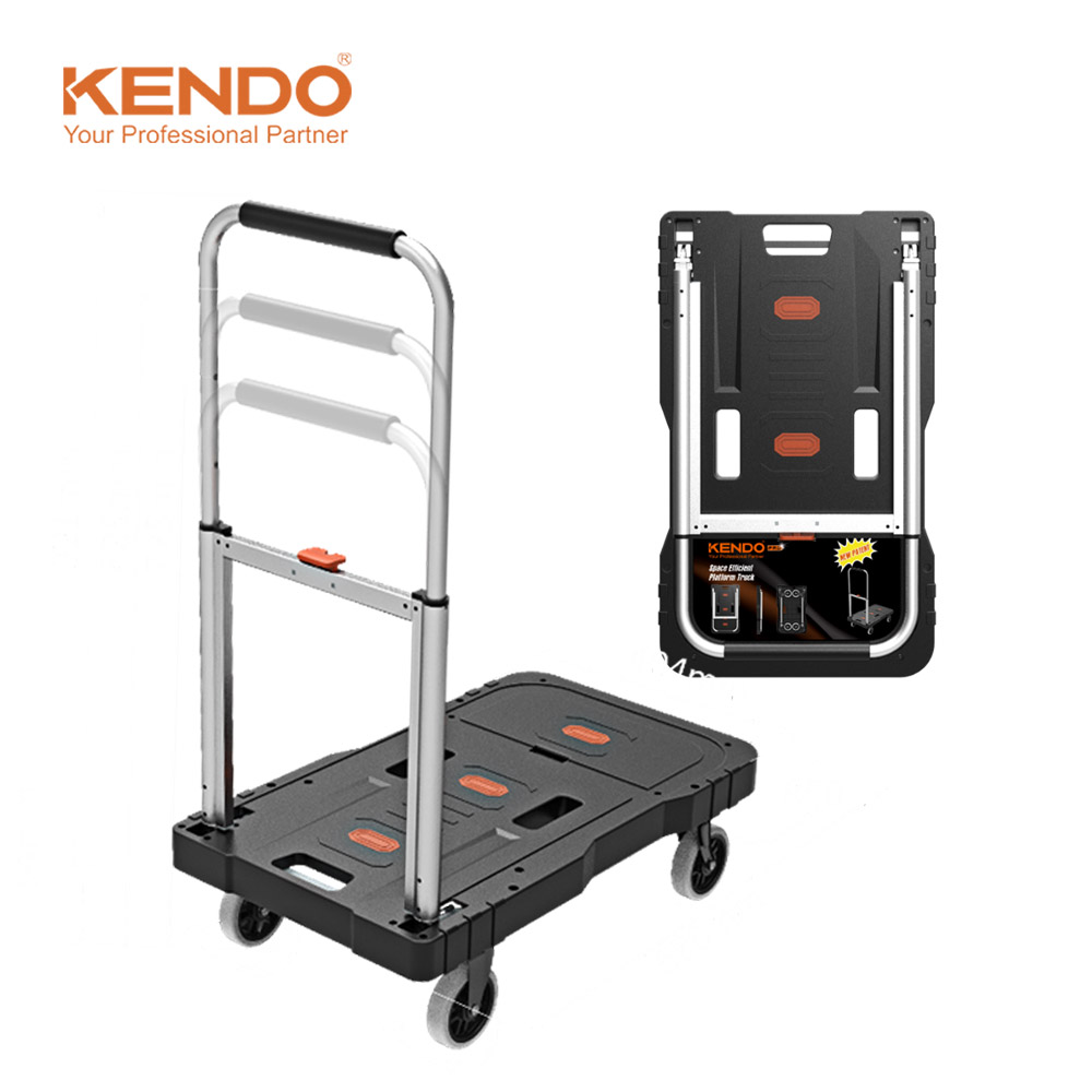 KENDO 휴대용 접이식 카트 90802N 손수레 캠핑 택배 구르마